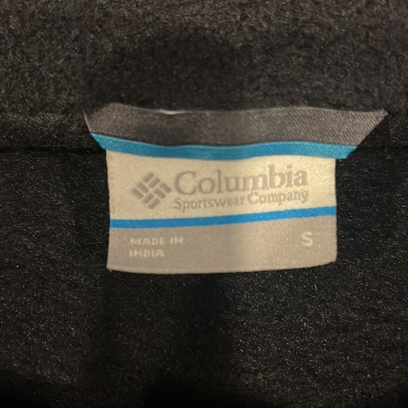 Columbia Fleece Jacket - Black - Men’s small - Picture 4 of 4